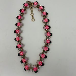 JCrew Multi Rhinestone Necklace Vintage